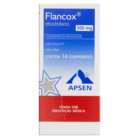 flancox 500mg posologia
